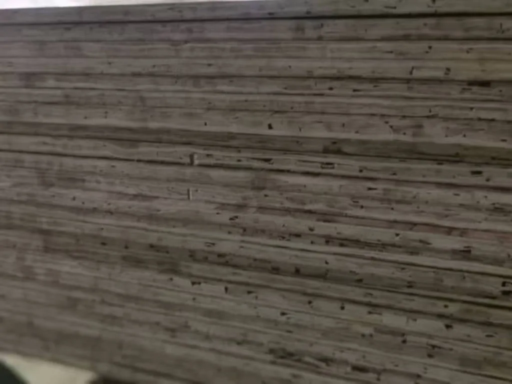 Bamboo formwork panel detail
