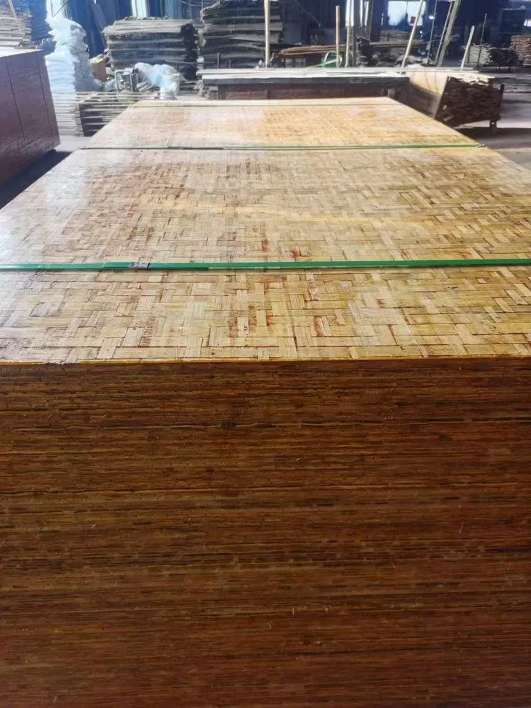 Bamboo concrete formwork panel