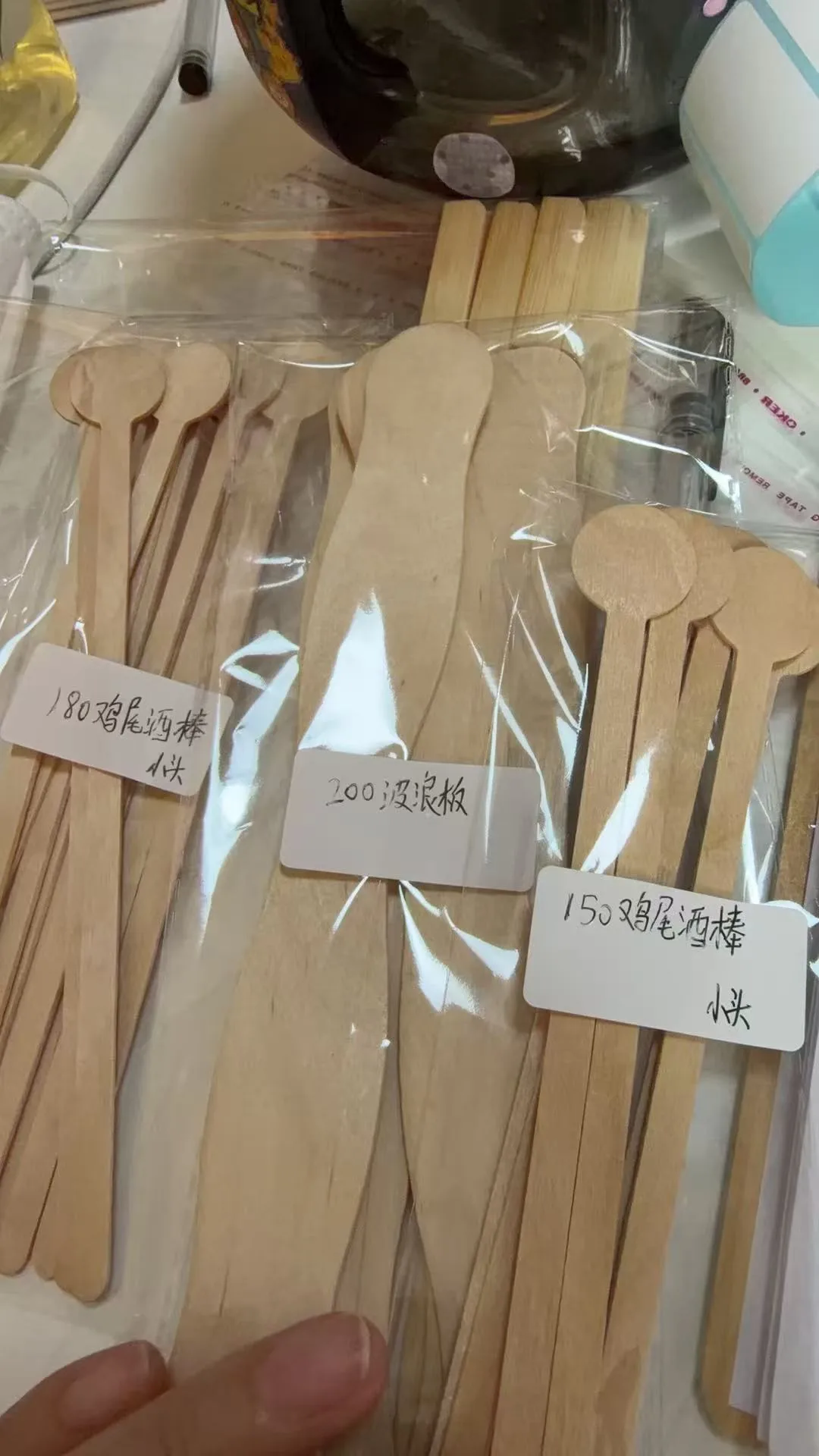 Wooden cutlery set