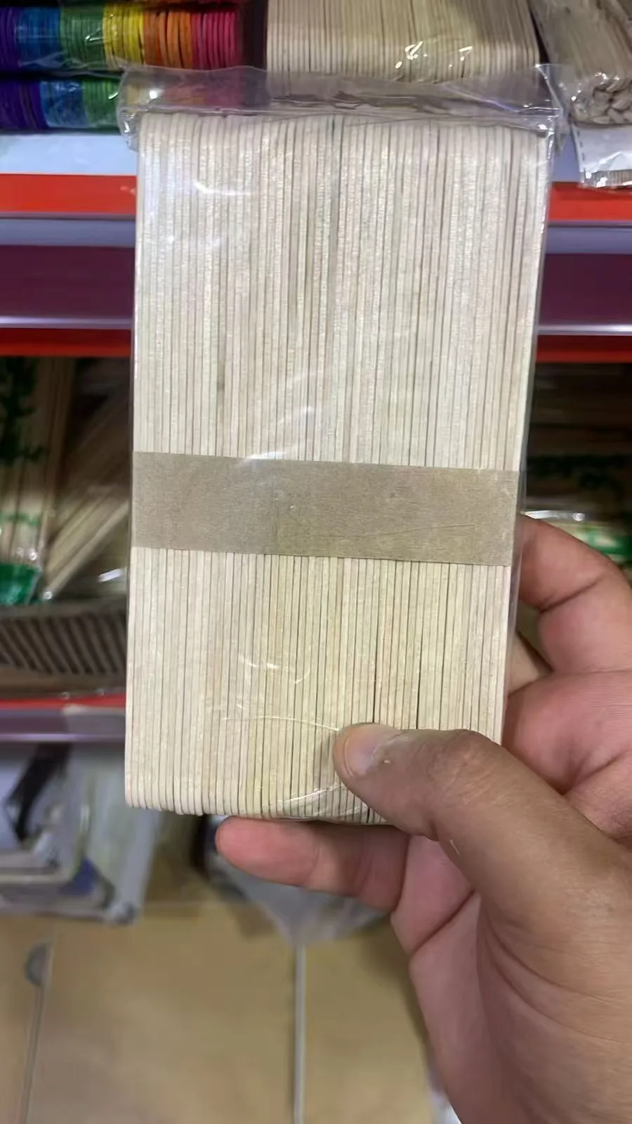 Birch wood stirrers and sticks