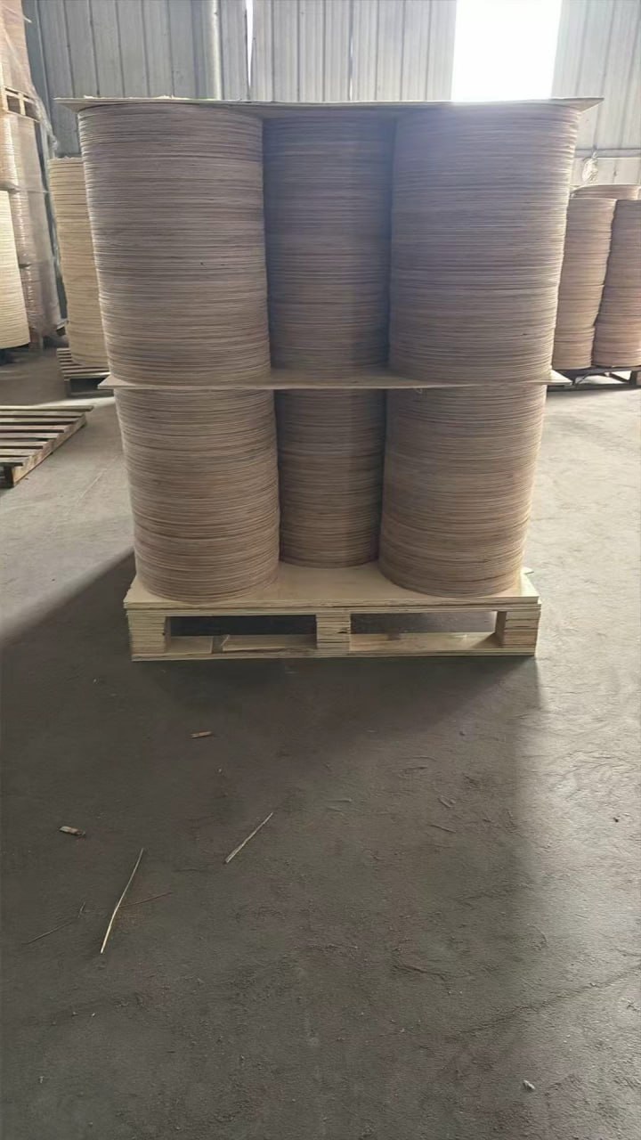 Plywood Cable Reel Flanges — CNC-machined eucalyptus core flanges for cable drums