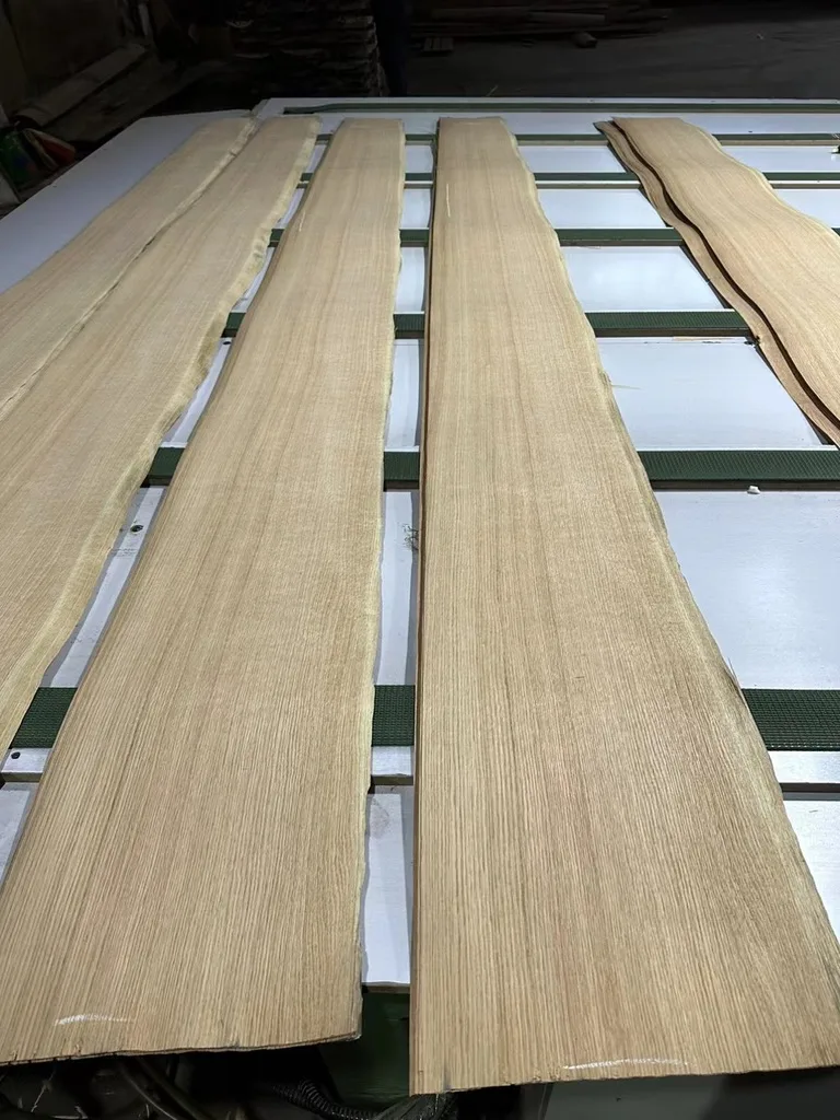 Decorative veneer panel stack edge