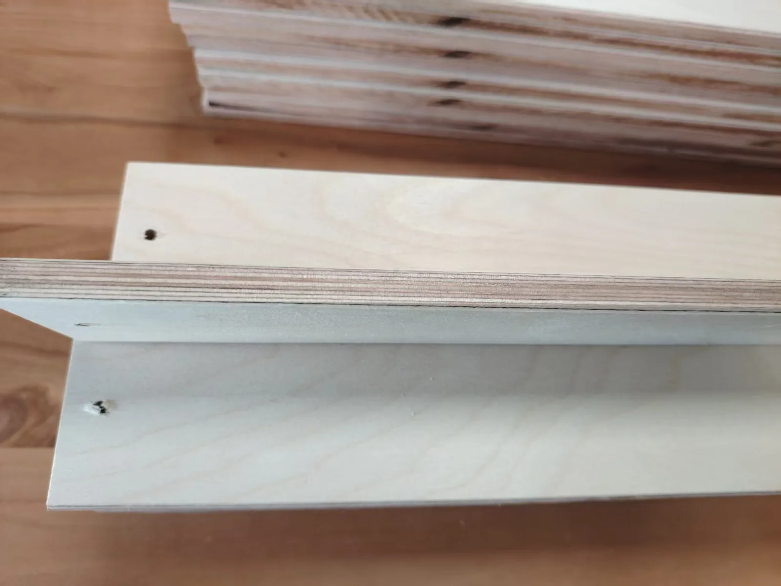 Birch LVL bed slats in bed frame application