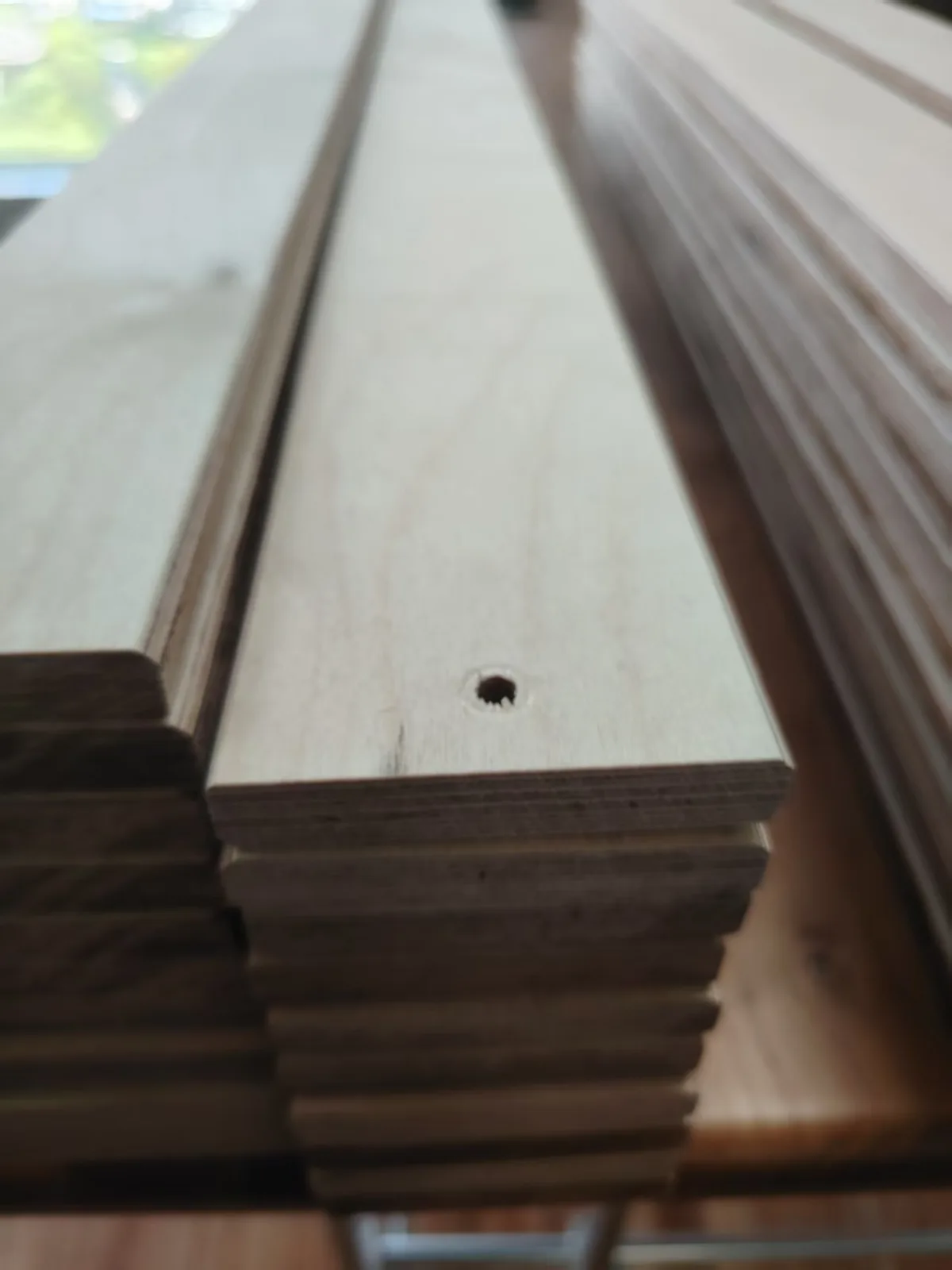 Birch LVL bed slats for furniture production