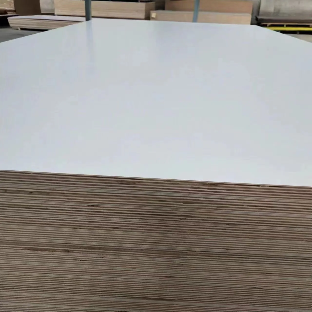 Melamine faced panel solid color decor