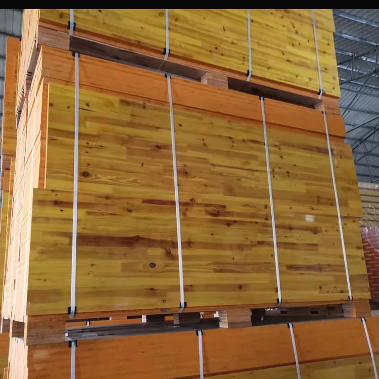 Three-layer solid wood formwork panel