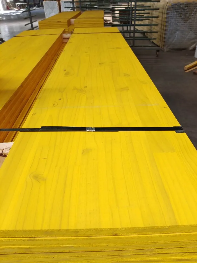 Three-layer solid wood formwork panel