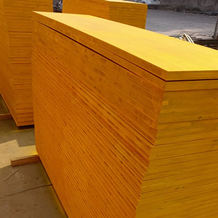Three-layer solid wood formwork panel
