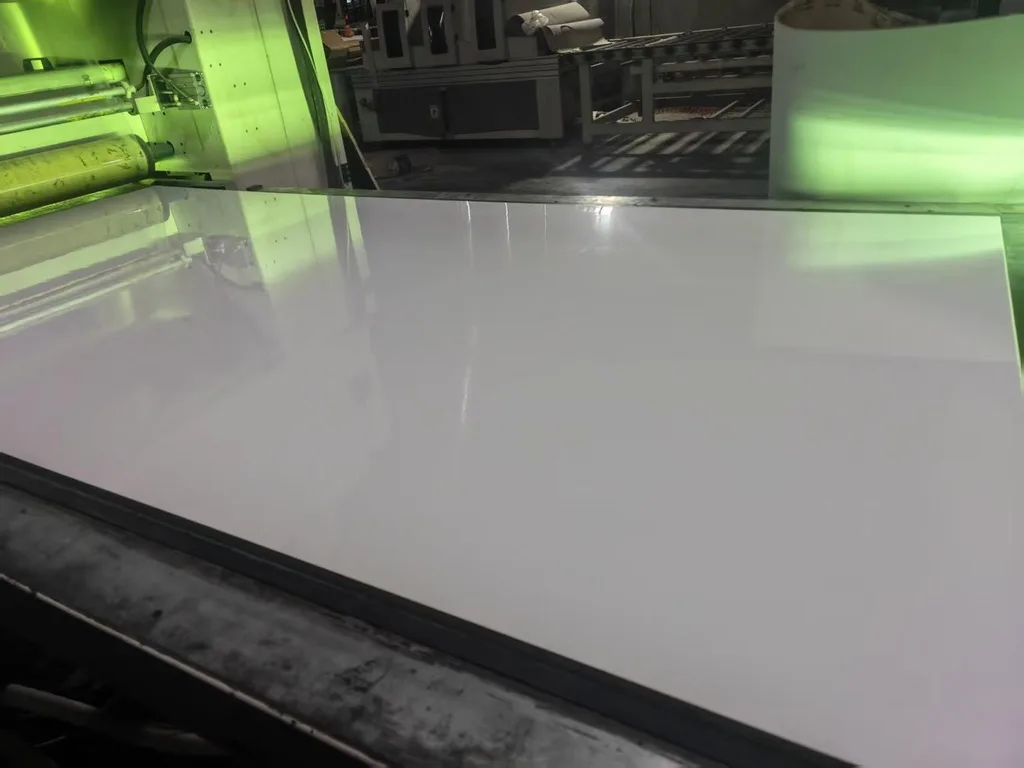 UV coated panel surface detail